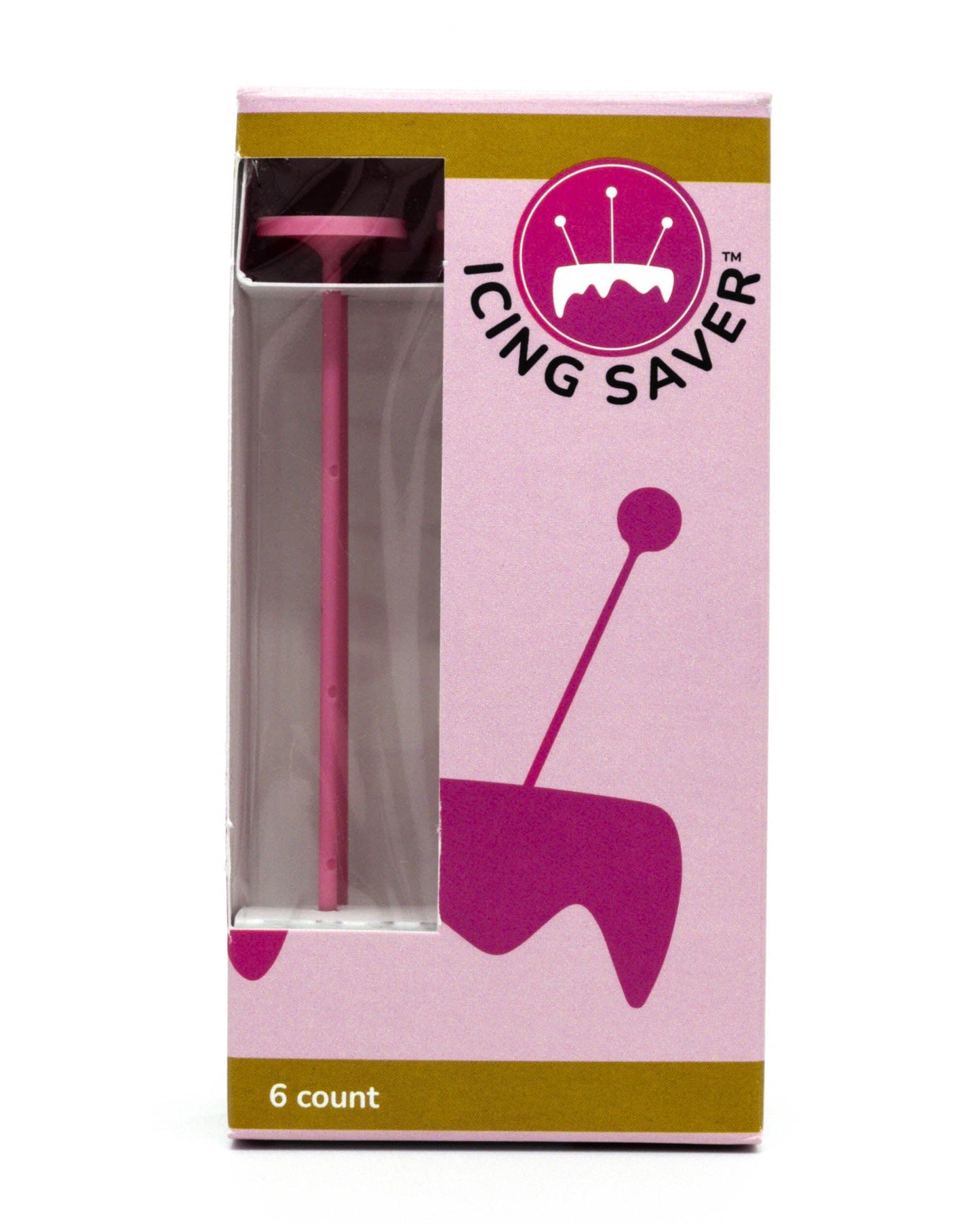Flat Top Pink Icing Saver