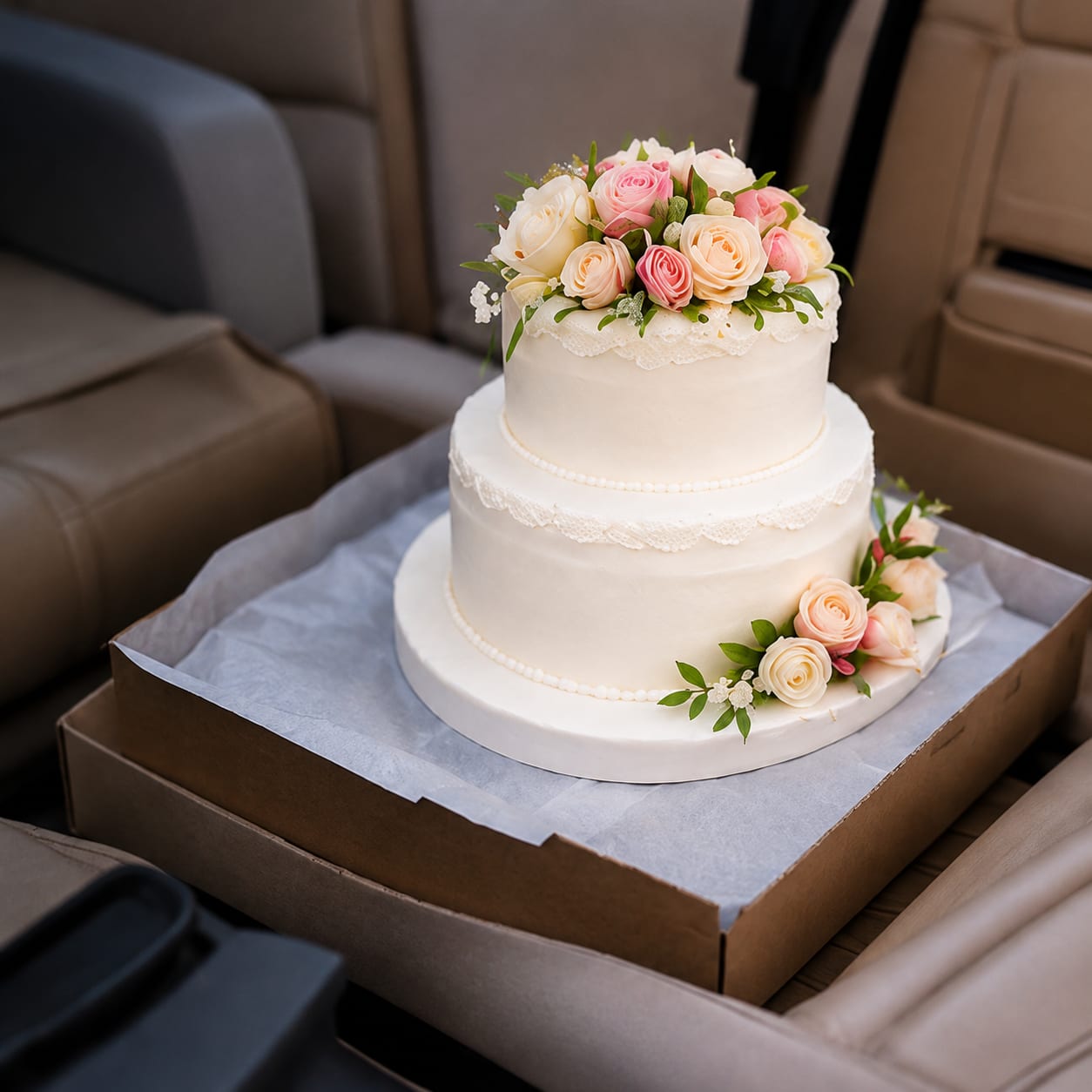 Naked Wedding Cake: Assembly & Safe Transport